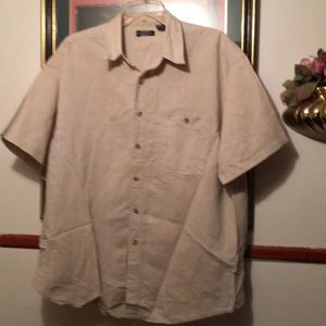 🔥Sale... Expressions Khaki Casual Buttondown